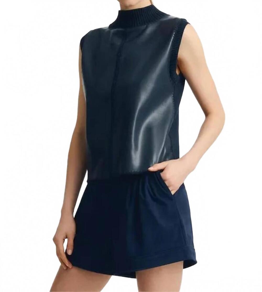 NEW MELISSA NEPTON nico top in dark navy